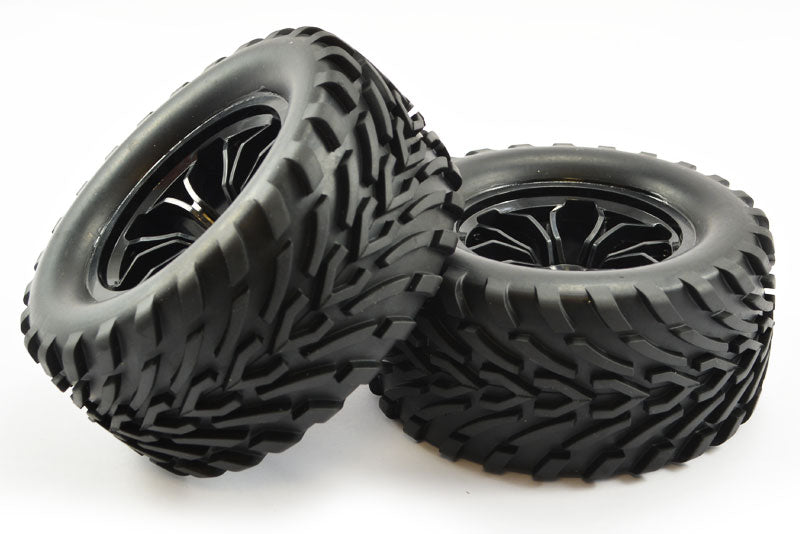 Ftx Bugsta Mounted Wheel/Tyre Complete Pair - Black