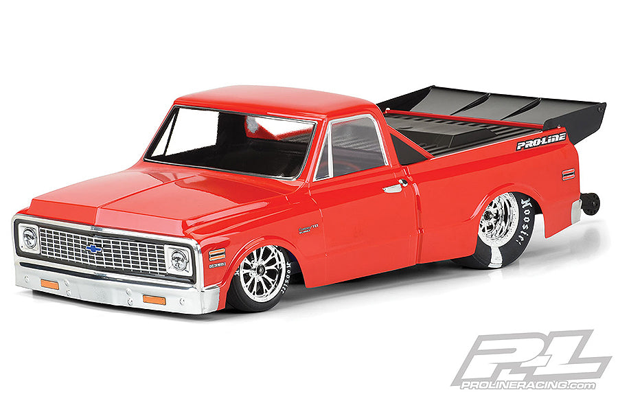 Pro-Line Proline 1972 Chevy C-10 Clear Drag Body For 2Wd Drag Truck PL3557-00