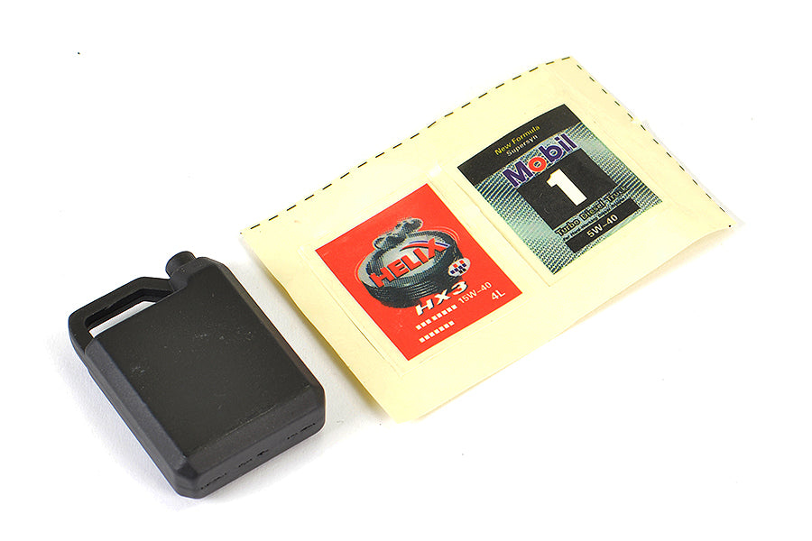 Fastrax Metal Engine Oil Can - Black FAST2337BK