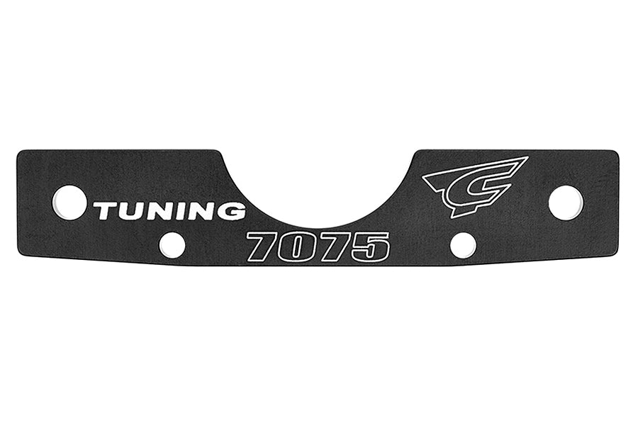 CORALLY SUSPENSION ARM MOUNT RF SWISS 7075 T6 3MM HARD BL.