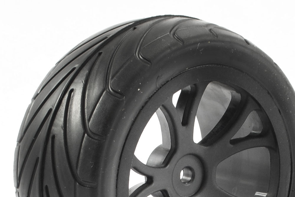 Fastrax 1/10Th Mounted Arrow Buggy Rear Tyres 10-Spoke FAST0049B