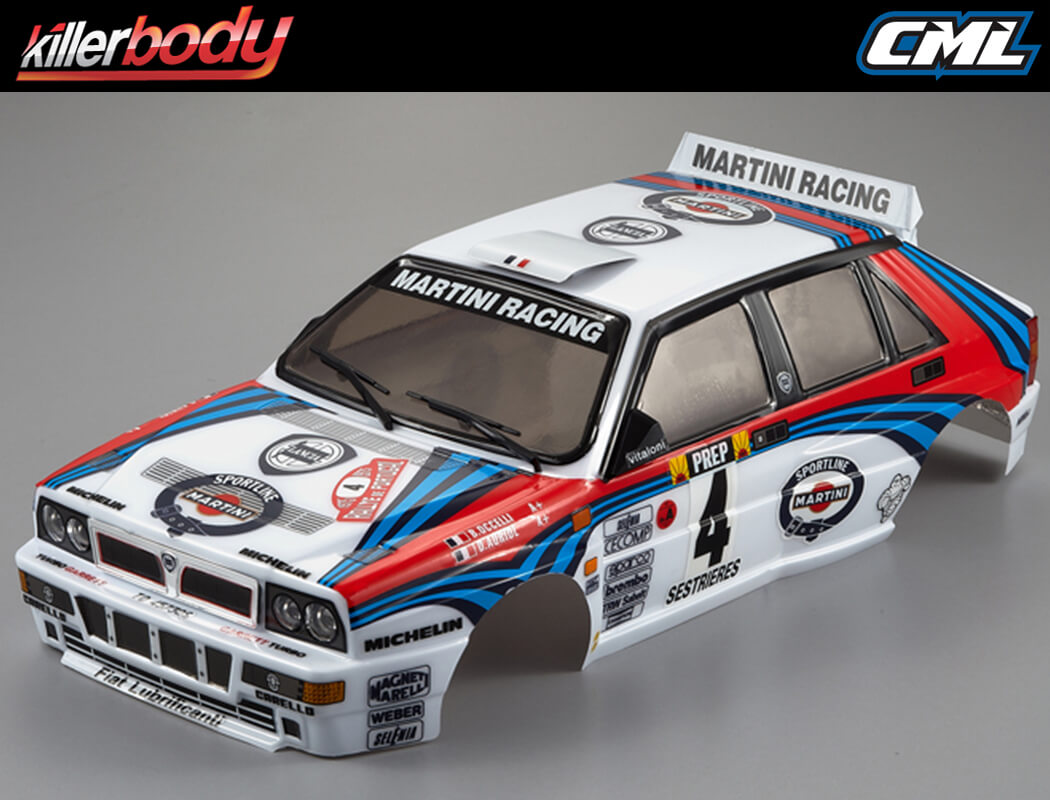 Killerbody Lancia Delta Hf Integrale 190Mm Finished Body Rally KB48248