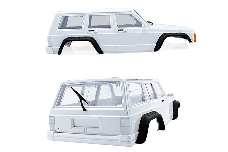 FASTRAX 1/10 ROCKEE FULLCAB & INTERIOR HARDBODY 313mm - White