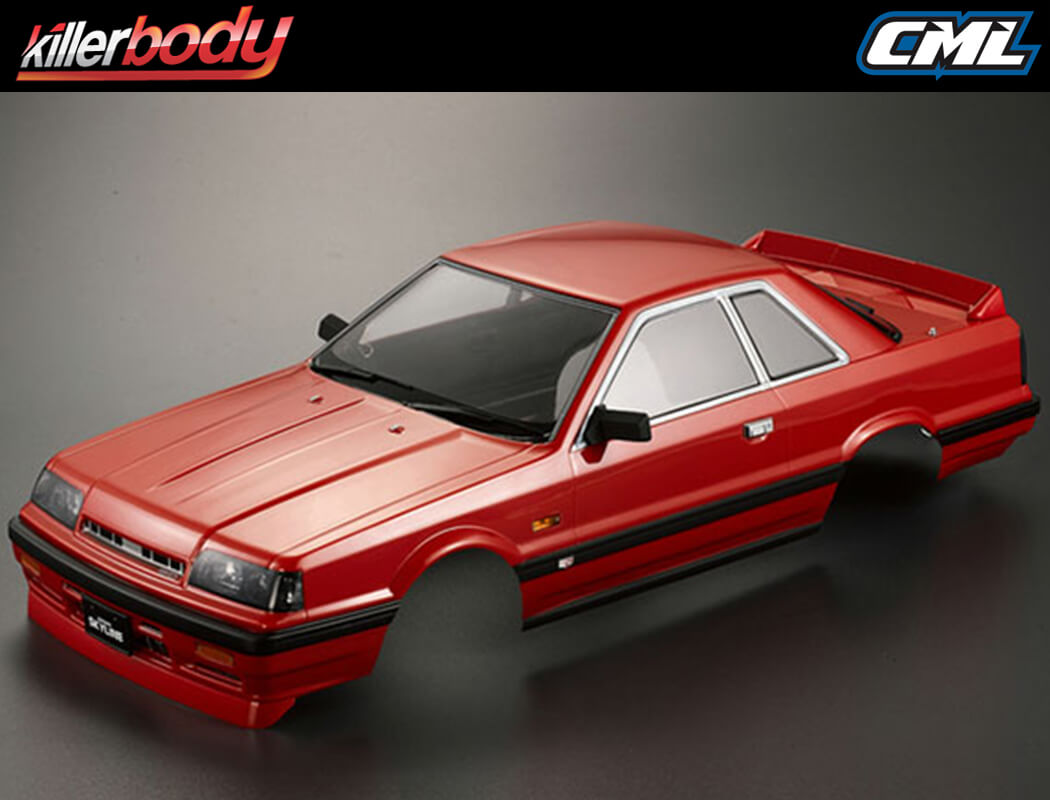 KILLERBODY NISSAN SKYLINE R31 195MM FINISHED BODY RED