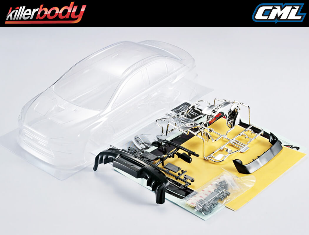 Killerbody Mitsubishi Lancer Evolution X Clear Body KB48001