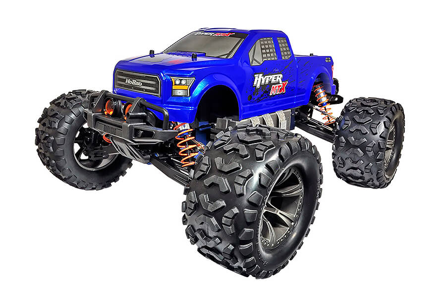 Hobao Hyper Monster Truck X Electric W/Hw150A Esc - Blue HB-MTXE-C150BU