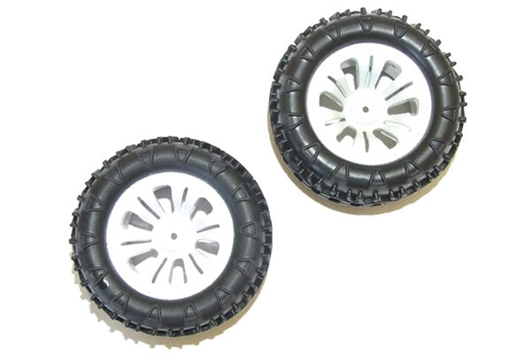 FTX Carnage Mounted Wheel/Tyre Complete Pair - White FTX6310W