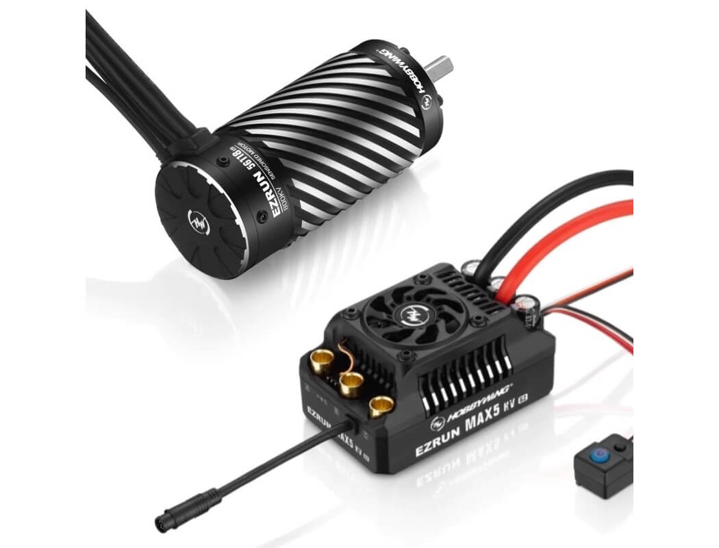 Hobbywing Combo Ezrun Max5 Hv G2 Esc 56118Sd 800Kv G2 Motor HW38010602