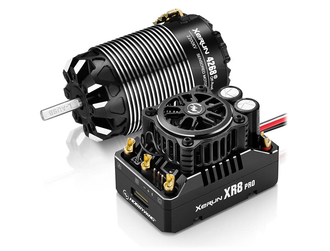 Hobbywing Combo Xr8 Pro G3 Esc & 4268 G3 2200Kv Motor HW38020433