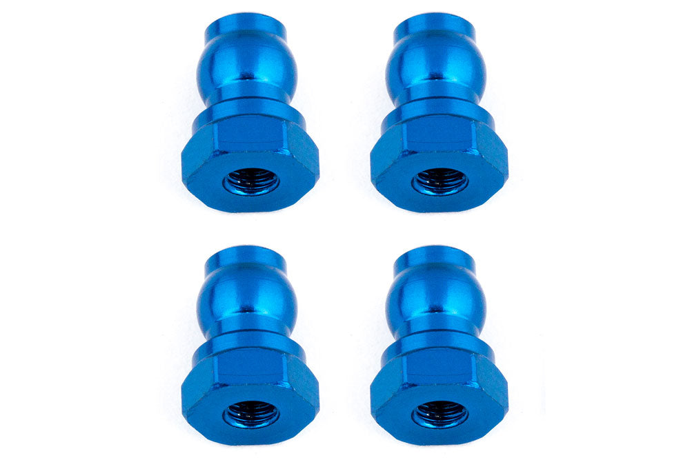 Team Associated Shock Bushings 10 Mm Blue Aluminum