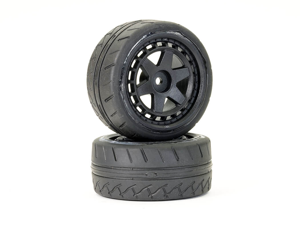 FTX Stinger Rear 32Mm Rubber Wheel/Tyres (Pr) - Ftx10571