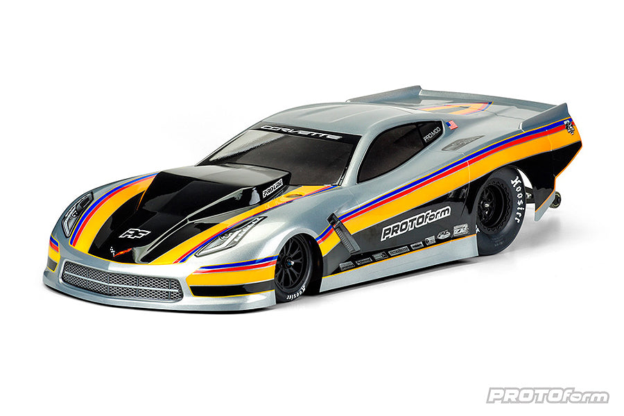 Pro-Line Protoform Chevrolet Corvette C7 Pro-Mod Drag Body For Slash PL1571-40
