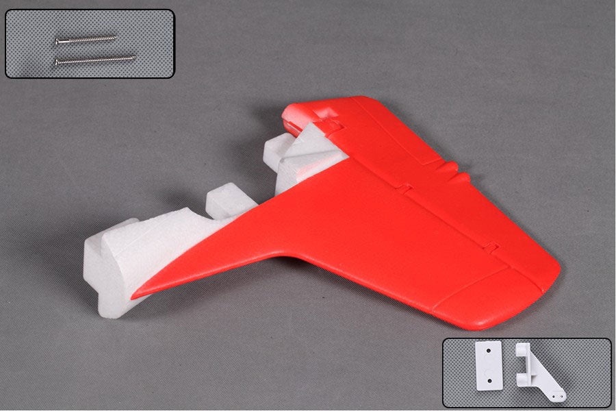 Fms 1400Mm T28 Trojan V4 Vertical Stabiliser Red