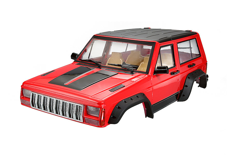 FASTRAX 1/10 ROCKEE FULLCAB & INTERIOR HARDBODY 313mm - RED