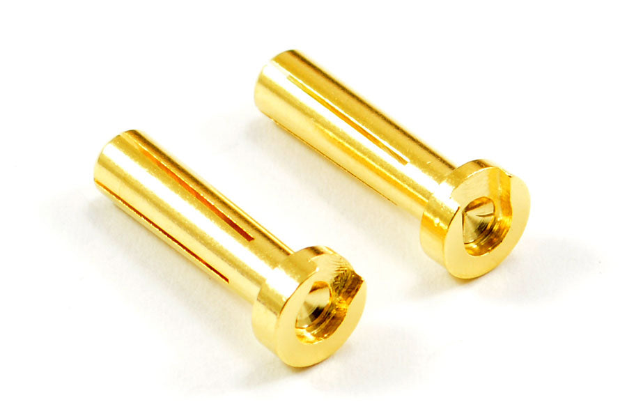 Etronix Low Profile 4.0Mm Male Gold Connector (2) For Right Angle ET0605LP
