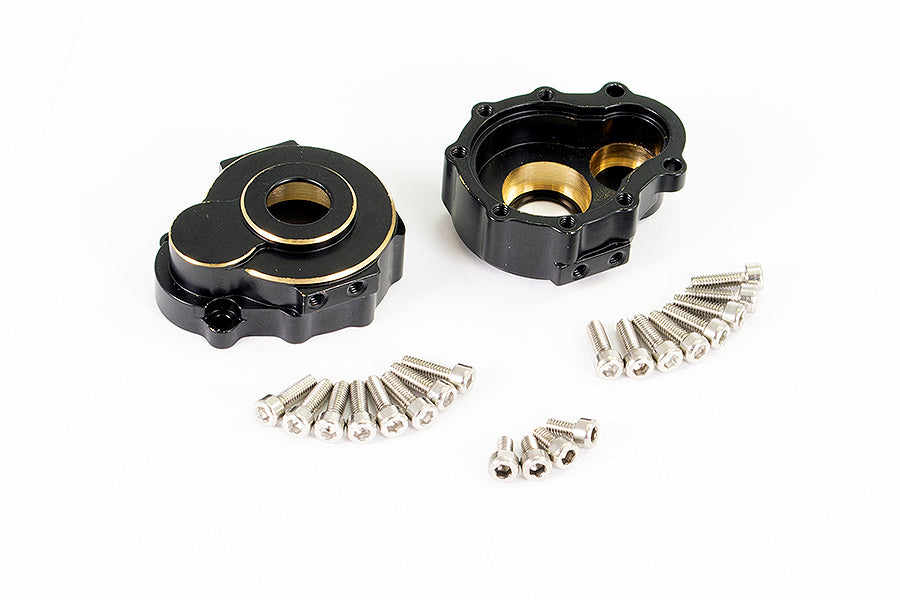 Fastrax Trx-4 Brass Bk Portal Drive Housing Outer F/R (2) FTTX304BRB