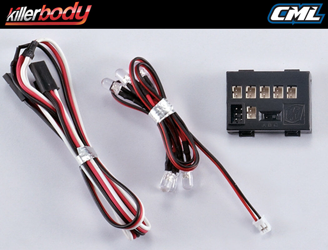 KILLERBODY LED LIGHT SYSTEM W/CONTROL BOX (6 LEDS)