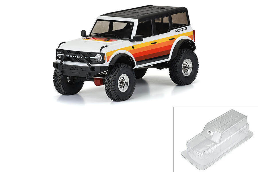 Pro-Line Proline 2021 Ford Bronco Clear Body Set + Acc (313Mm) PRO357000