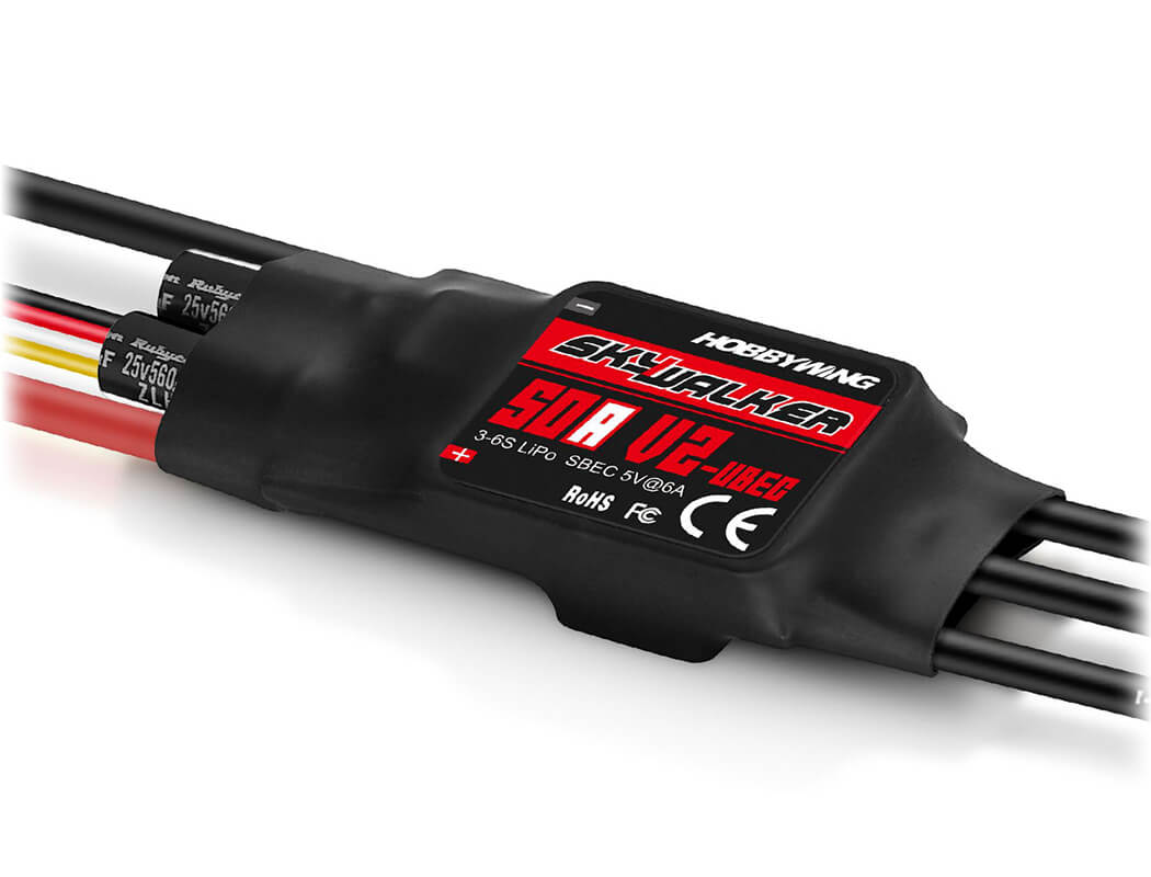 Hobbywing Skywalker 50A 6S V2 Speed Control HW30216400