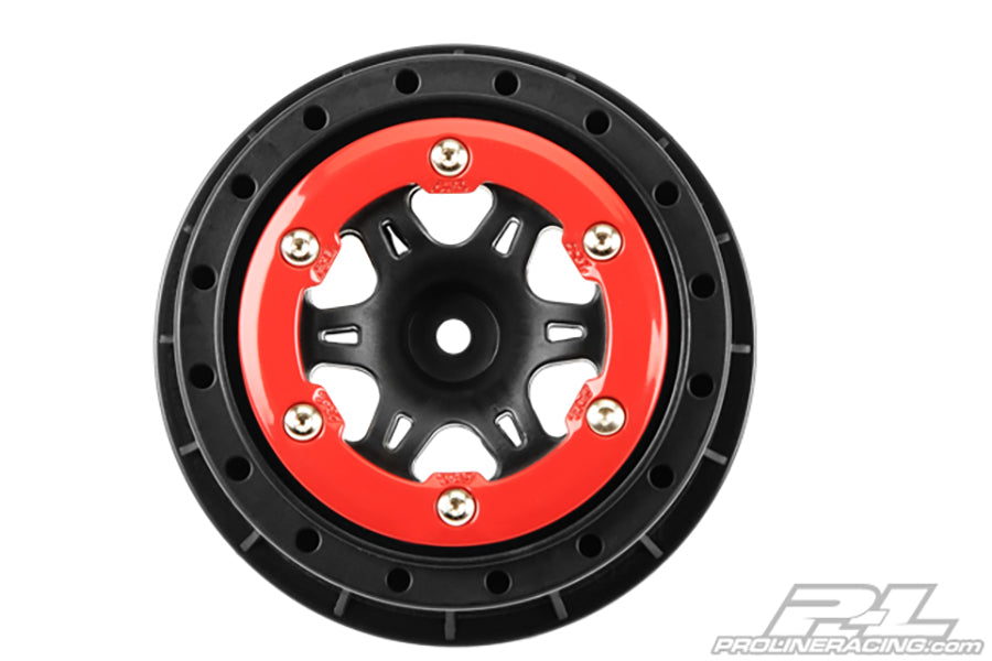 Pro-Line 'Split Six' Sc Red/ Black Slash Rr/Slash 4X4