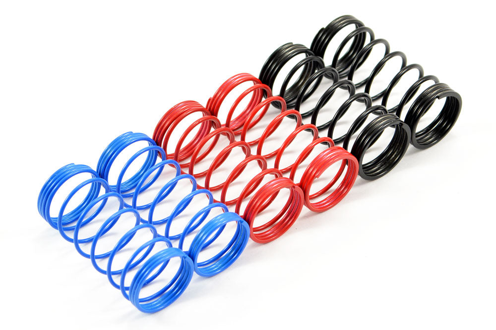 Fastrax 1/10Th 75Mm Spring Set Soft/Blue,Med/Red,Hard/Black FAST156-S