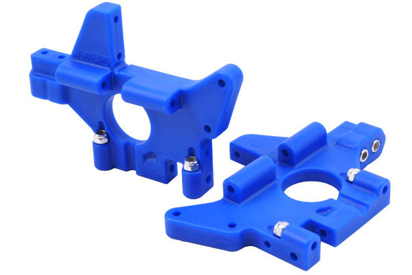 RPM T/E-MAXX REAR BULKHEADS BLUE