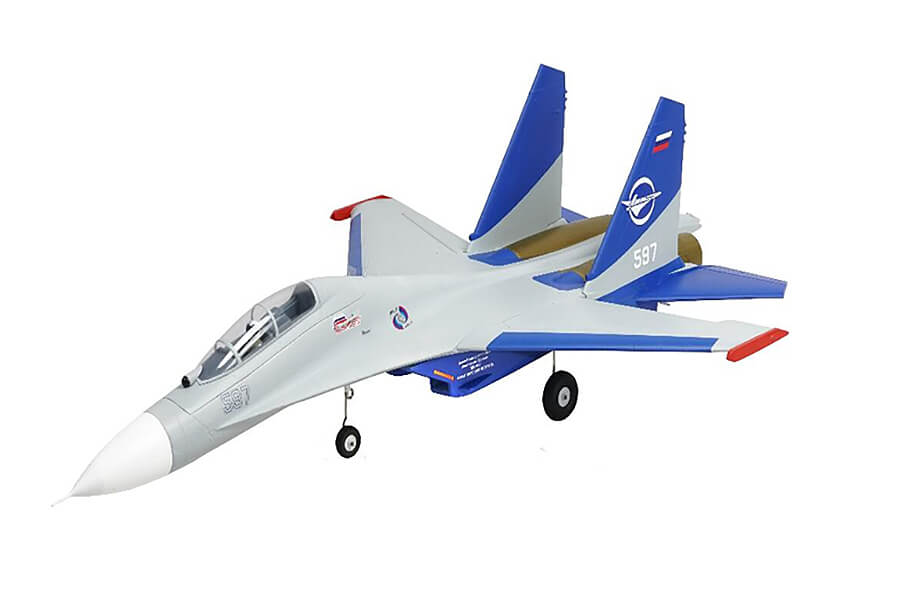 X-Fly Xfly Twin 50Mm Su-27 Edf 750Mm Jet W/O Tx/Rx/Batt - Grey XF109P-F