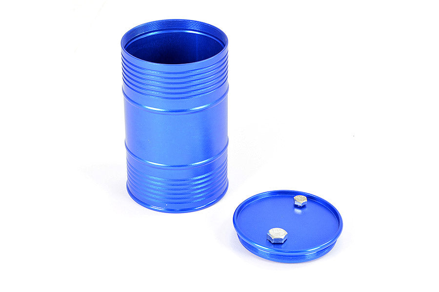 Fastrax Aluminium Anodised Oil Drum W/Removable Lid - Blue FAST2327AB