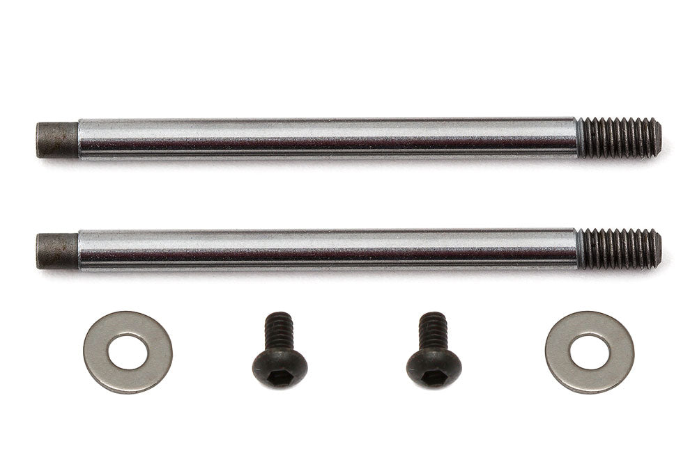 Team Associated Ft 3X23 Shock Shaft V2, Chrome