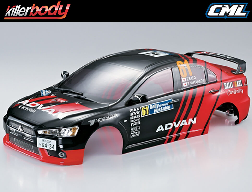 Killerbody Mitsubishi Lancer Evo X Finished Body Racing KB48002