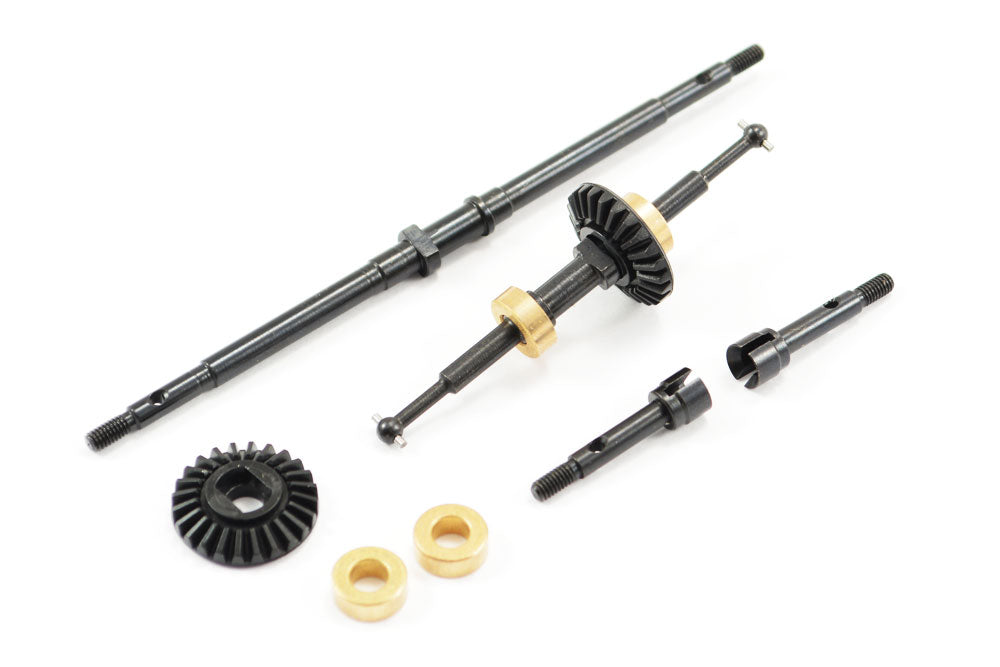 Ftx Outback Mini Front & Rear Driveshaft W/Main Gear (2Pc)