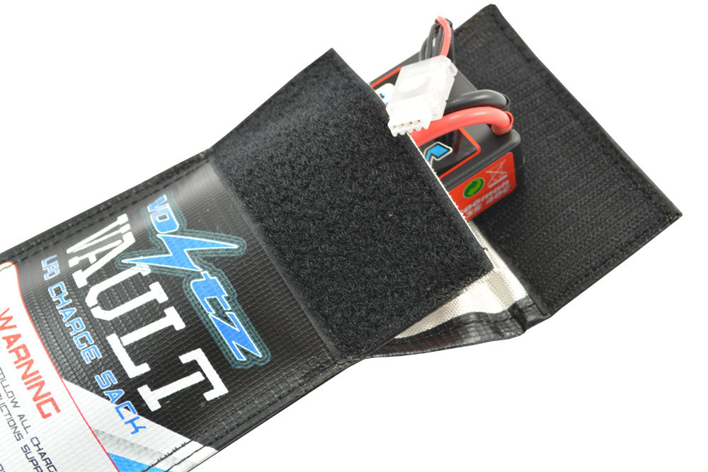 Voltz Charge Vault Lipo Sack/Bag Small 10Cm X 20Cm VZ1002