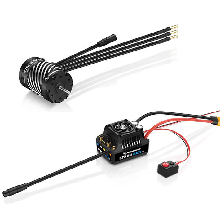 Hobbywing Combo Max10 G2 80A Esc 3652Sd 4100Kv Blk G3 Motor HW38020347