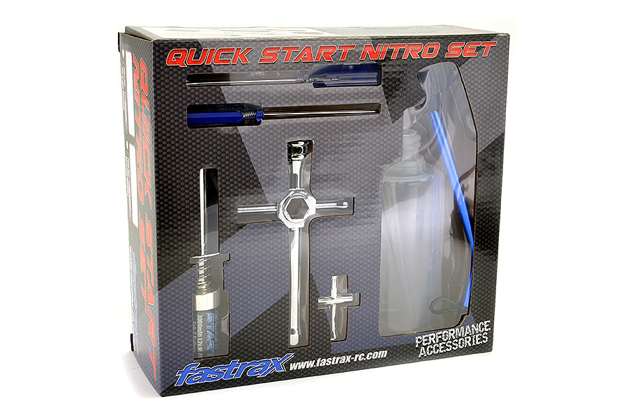 Fastrax Nitro Starter Set (Uk Plug) With 3000Mah Glow Starter FAST692