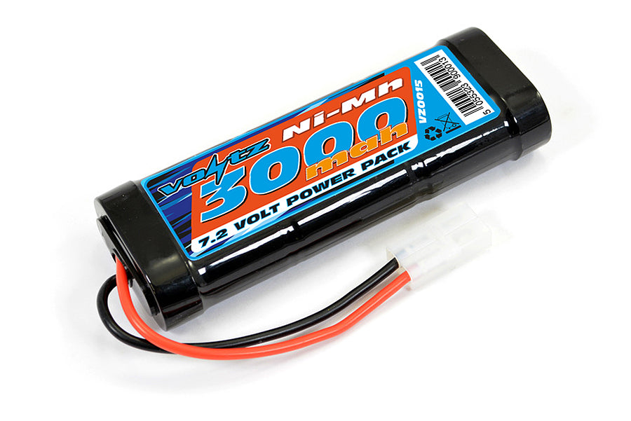 Voltz 3000Mah 7.2V Nimh Stick Battery W/Tamiya Connector VZ0015