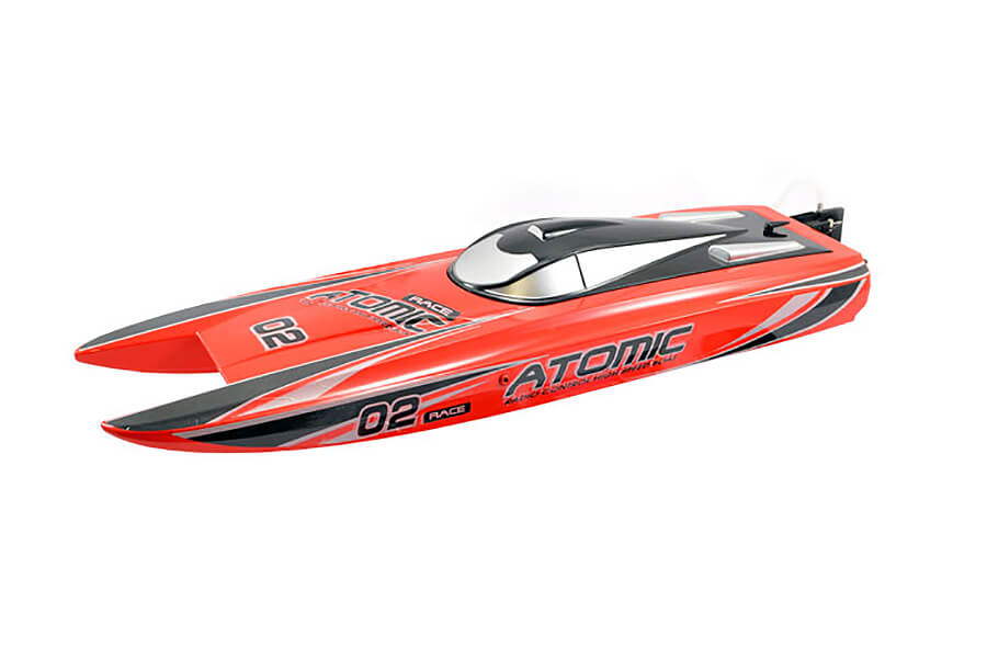 Volantex Racent Atomic 70Cm Brushless Racing Boat Ready to Run (Red)