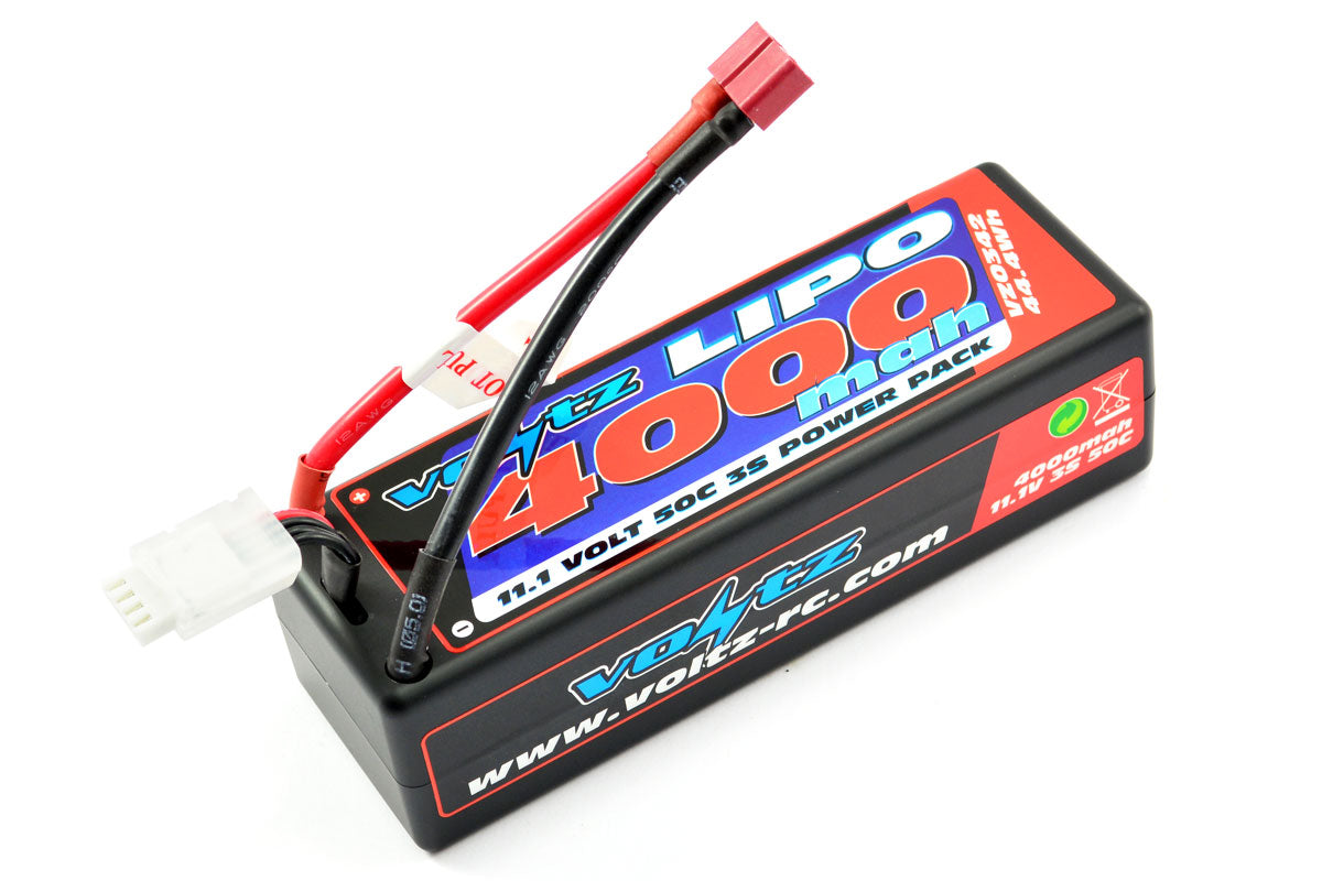 Voltz 4000Mah 3S 11.1V 50C Hardcase Lipo Stick Pack Battery VZ0342