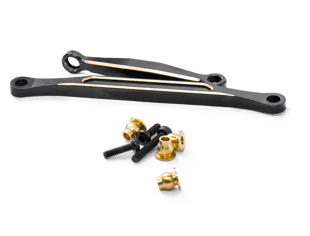 Fastrax Fcx24 Black Brass Steering Set (2Pc) FTFMS001BRB