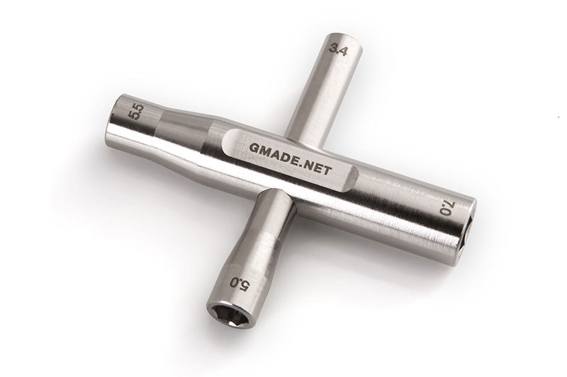 Gmade Mini Hex Nut Wrench 3.4Mm/5Mm/5.5Mm/7Mm