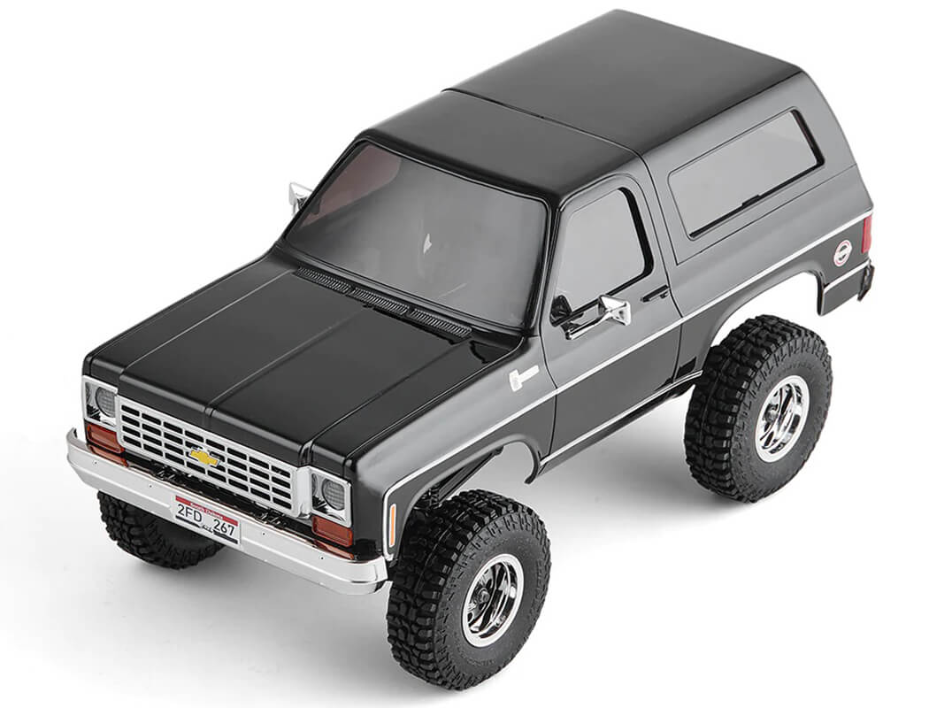 FMS 1/24Th Chevrolet K5 Blazer 4Wd RTR - Black FMS12403RTRBK