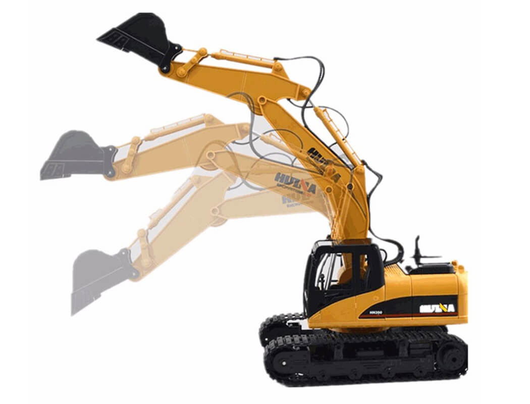 Huina 1/14 Scale RC Excavator 2.4G 15Ch W/Die Cast Bucket Cy1535