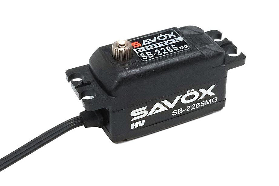 Savox Low Profile Brushless Hv Digi 12Kg/0.08S@7.4V - Black SAV-SB2265MG