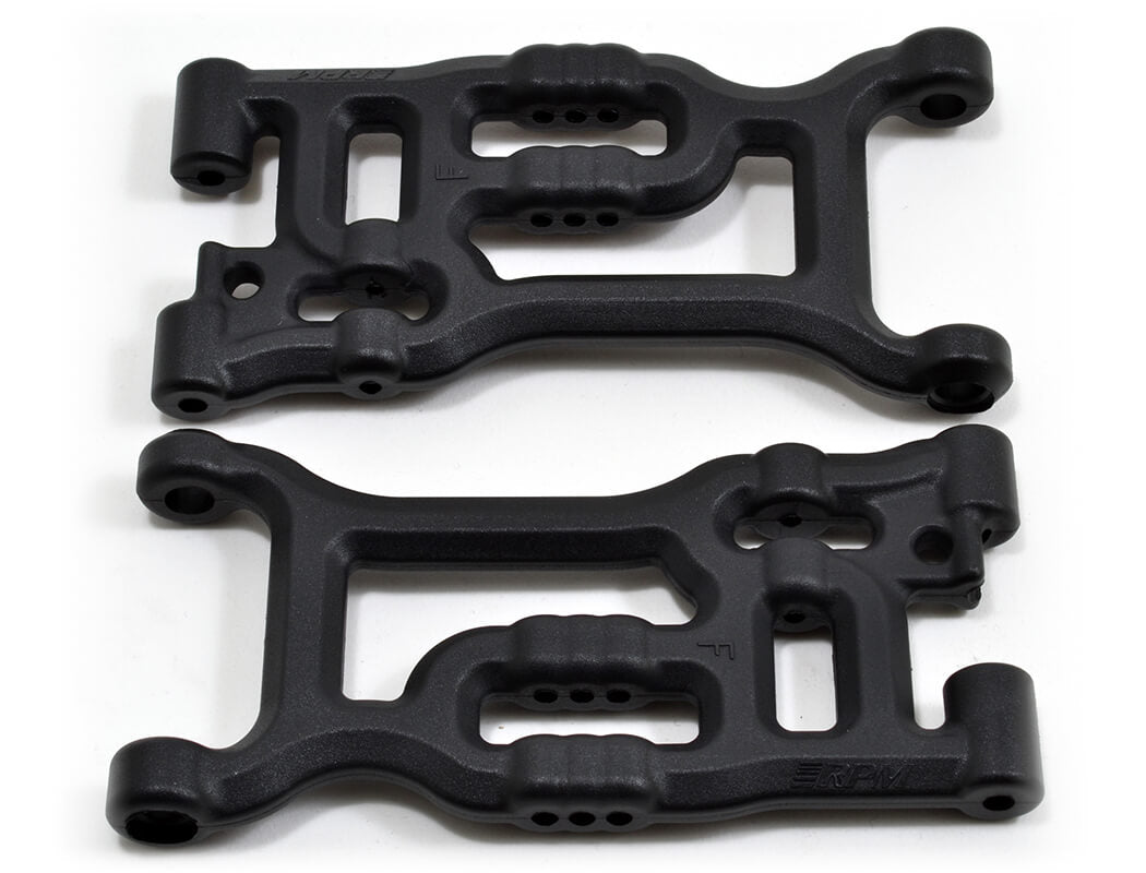 RPM FRONT A-ARMS LOSI TENACITY U4 LASERNUT BLACK