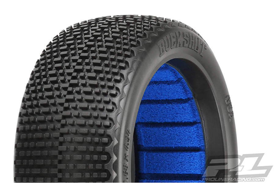 PROLINE 'BUCK SHOT' S4 S/SOFT 1/8 BUGGY TYRES W/CLOSED CELL
