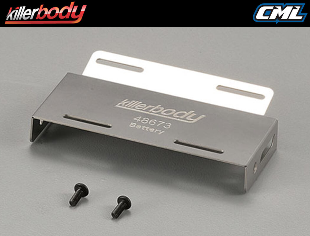 KILLERBODY BATTERY HOLDER S/S FOR RC4WD TF2 LWB CHASSIS
