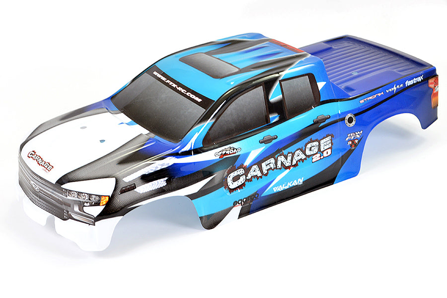 FTX Carnage 2.0 Blue Printed Bodyshell FTX6345B