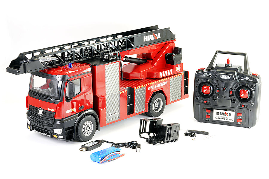 Huina 1/14 Fire Truck With Ladder And Hose Cy1561