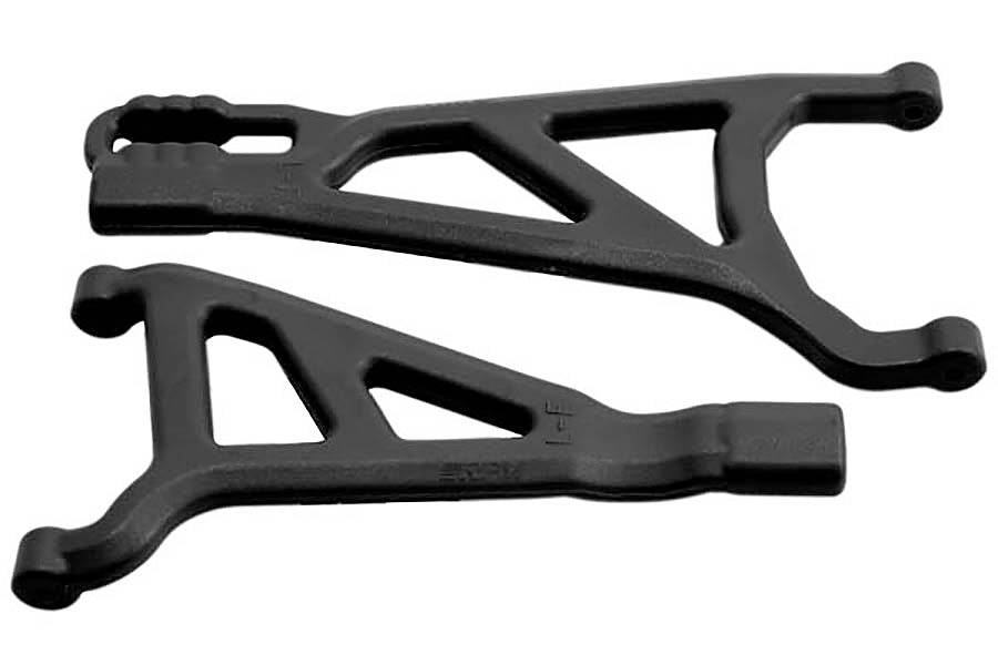 RPM BLACK FRONT LEFT A-ARMS FOR E-REVO BRUSHLESS