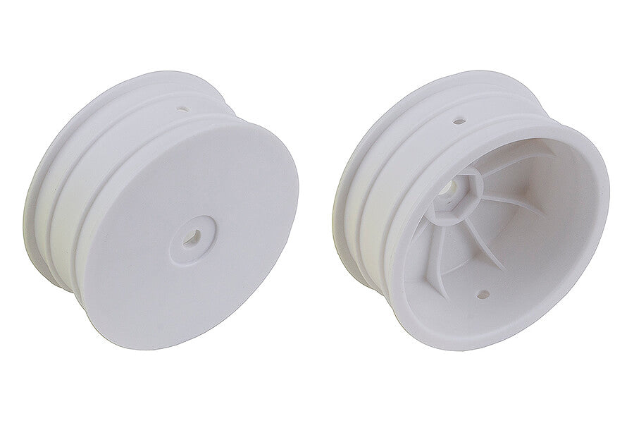 Team Associated 12Mm Hex 2.2" 4Wd Front White Wheels B74 +1.5Mm AS92362