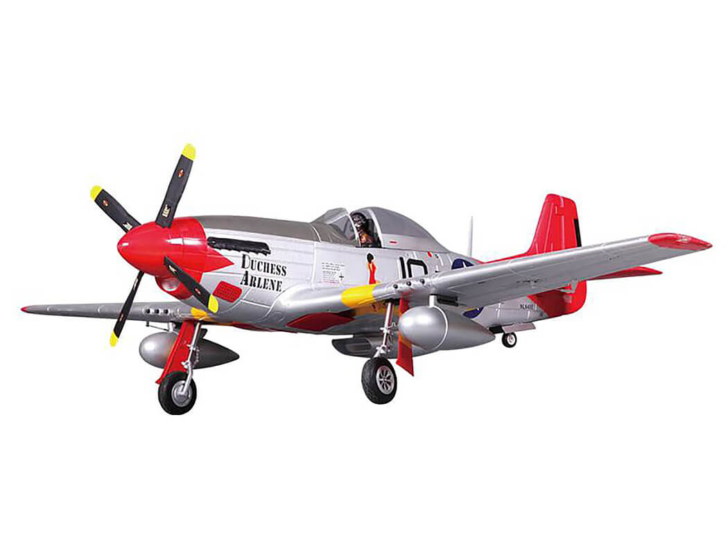 FMS P-51D, RED TAIL, V8, PNP, 1400MM